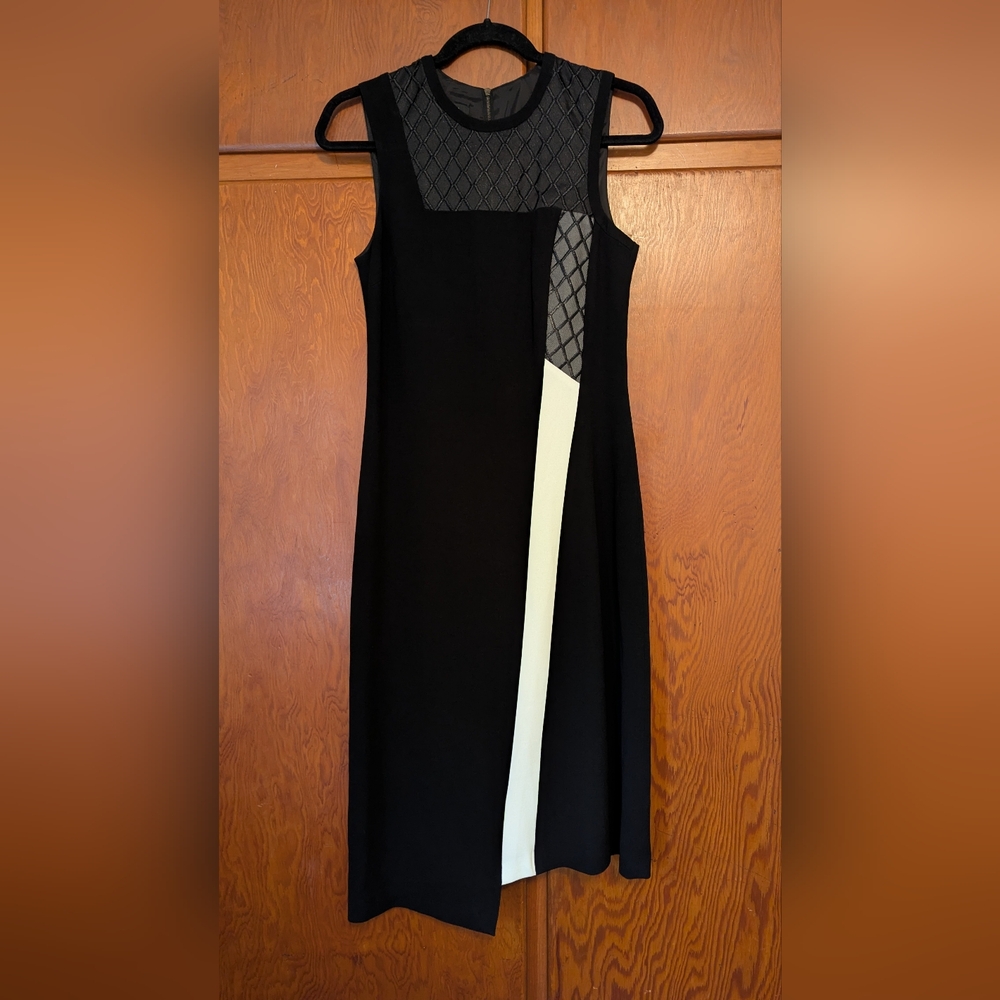 Elegant Asymmetrical Black Dress